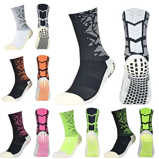 Anti-Slip Football Socks Men Soccer Sports Thickened Breathable