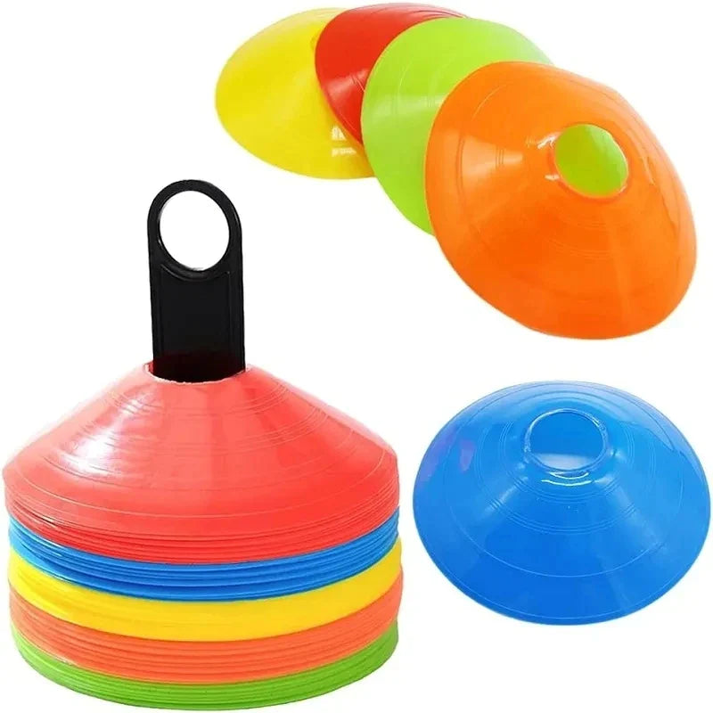 10Pcs Soccer Disc Cone Set Football Agility Training Saucer Cones