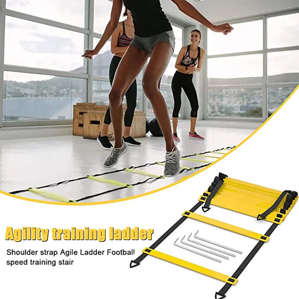 Football Training Equipment Flexibility Agility Ladder Cone Set Soccer Speed