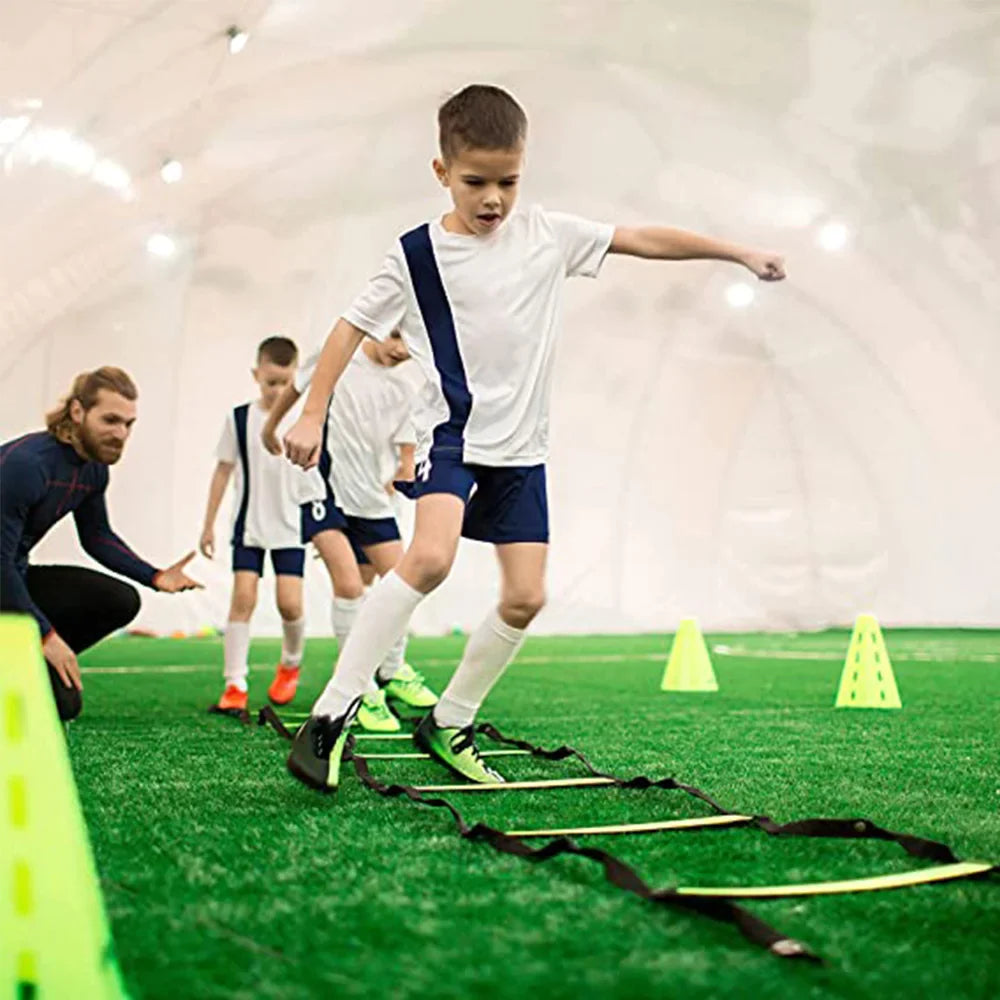 Nylongurte, Trainingsleitern, Beweglichkeit, Flexibilität, Geschwindigkeitsleiter für Fitness, Fußball