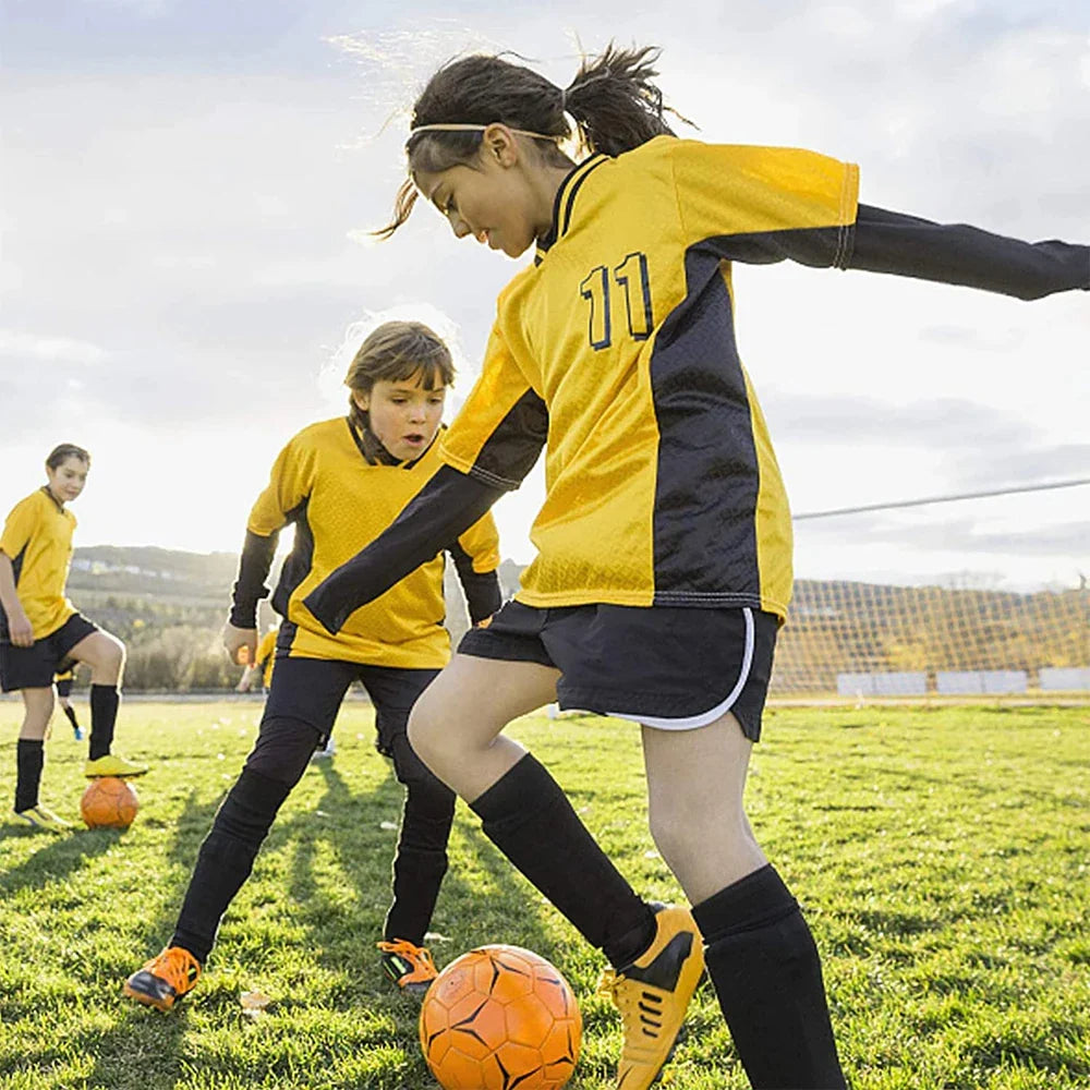 1 Paar flexible Kinder-Fußball-Schienbeinschoner