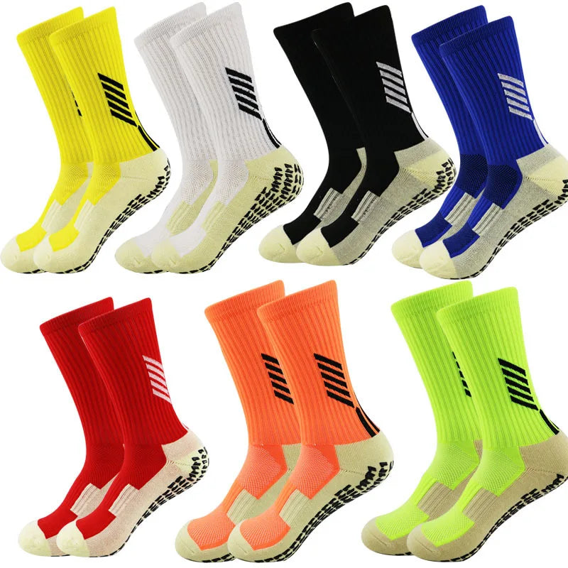 UGUPGRADE 2023 New ANTI SLIP Mid CalfSoccer Cycling Sports Socks Mens