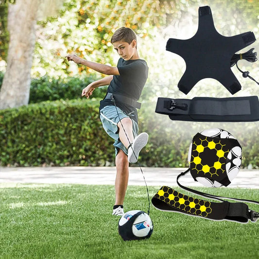 Soccer Ball Juggle Bag Children Auxiliary Circling Belt Football Training