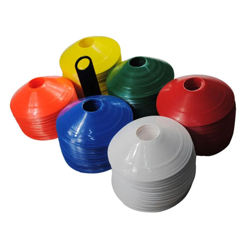 10Pcs Soccer Disc Cone Set Football Agility Training Saucer Cones