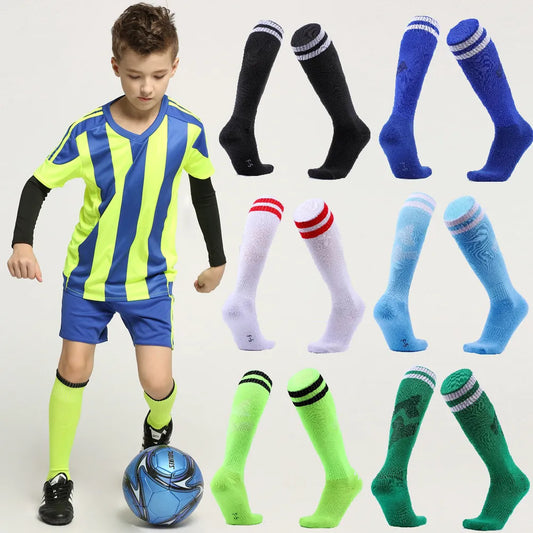 Kinder-Fußball-Fußball-Fußball-Socken, Strümpfe, hohe Qualität