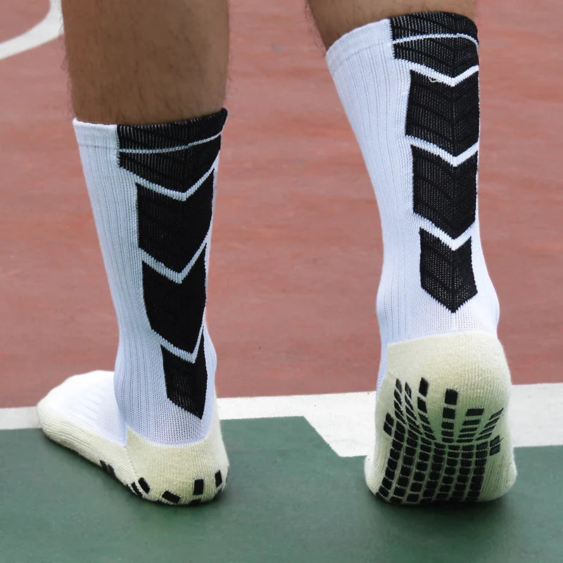 Anti-Slip Football Socks Men Soccer Sports Thickened Breathable