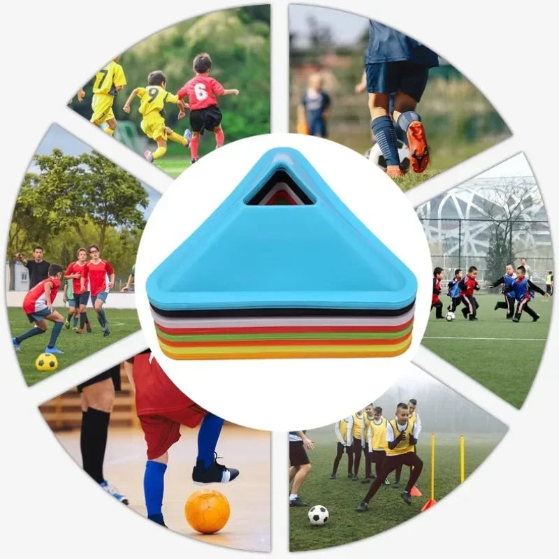 5pcsTriangle logo Soccer Training