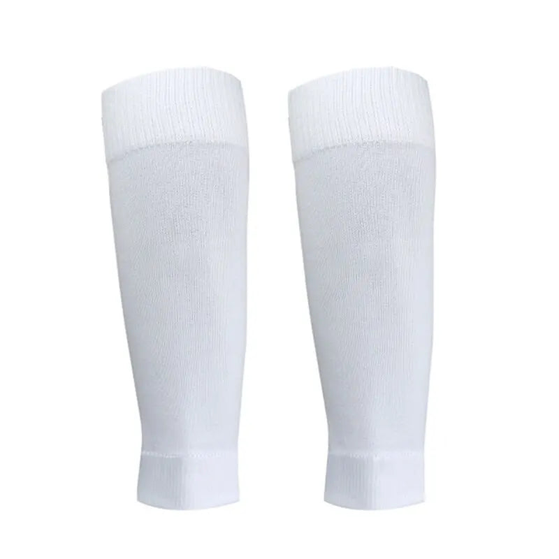 2 Paar Set Herren-Grip-Fußballsocken und Knieschützer