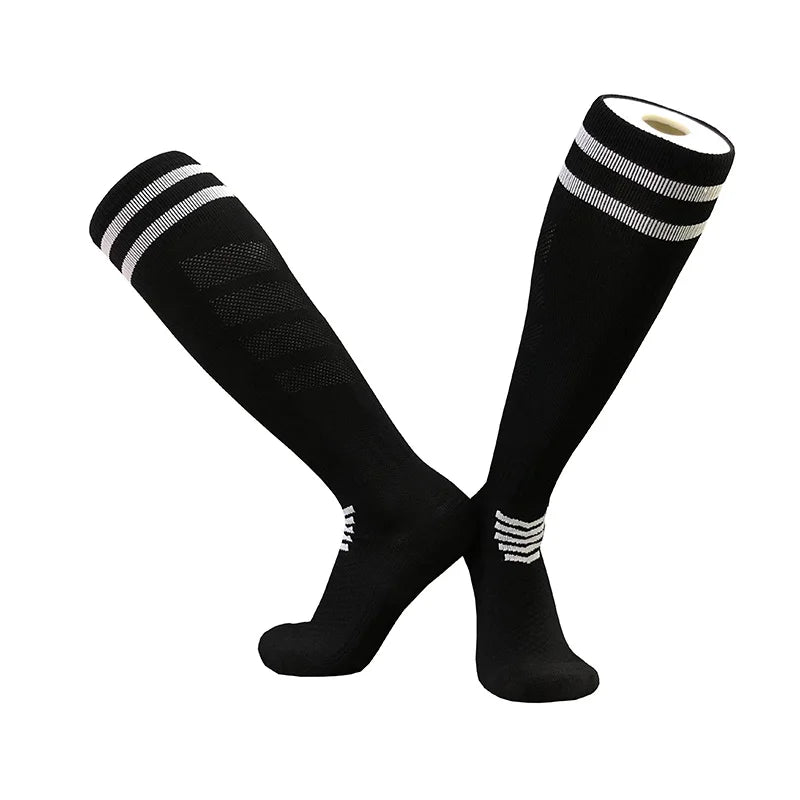 Adult Youth KidsTowel Bottom Nylon Soccer Socks