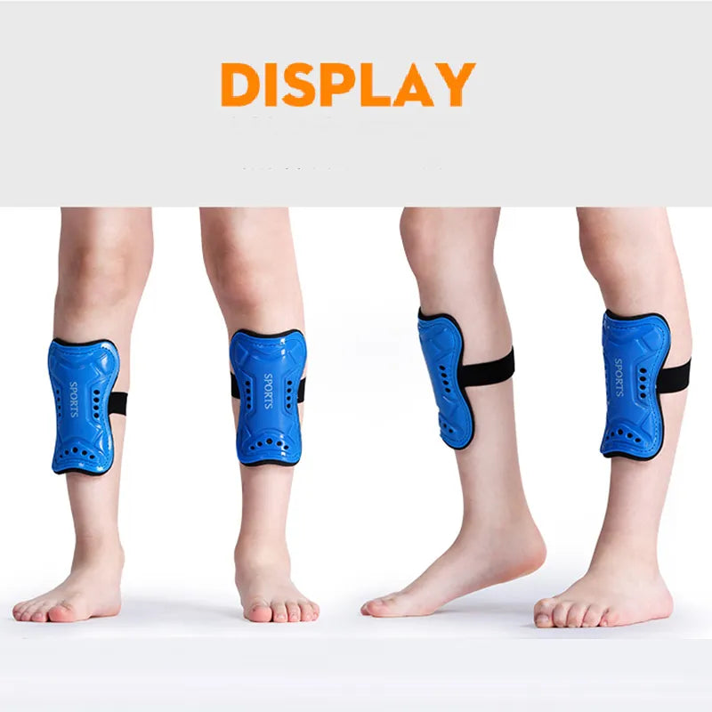 1 Pair Elastic Bandage Adjustable Soccer Shin Guards Pads